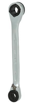 KS TOOLS GEARplus Mini-Bit-Umschalt-Ratschenringschlüssel, 1/4''x5/16''