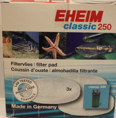Eheim 2616135 Filterwatte Filtervlies 3 Stück  Ø 13 cm Classic 250 #KG2 086