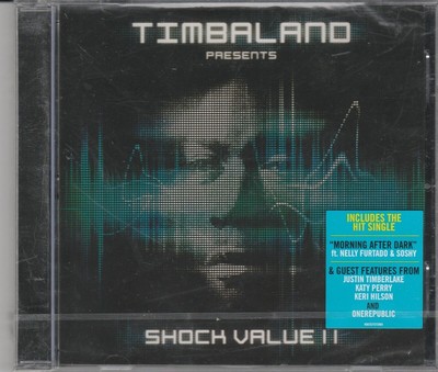 Cd TIMBALAND PRESENTS SHOCK VALUE II ft Nelly Furtado Katy Perry nuovo sigillato