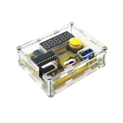 1pcs 1Hz-50MHz Crystal Oscillator Tester Frequency Counter Meter + Case DIY Kits