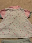 Infant girl outfit light blue & pink by Bonbebe size 3-6 months PLAY CONDITION — photo 5
