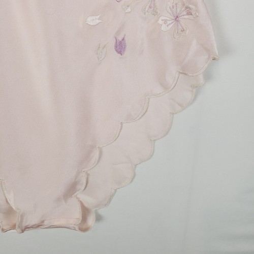 Vintage Natori raso orsacchiotto donna piccolo petite arazzo setoso lingerie smerlata - Foto 6 di 14