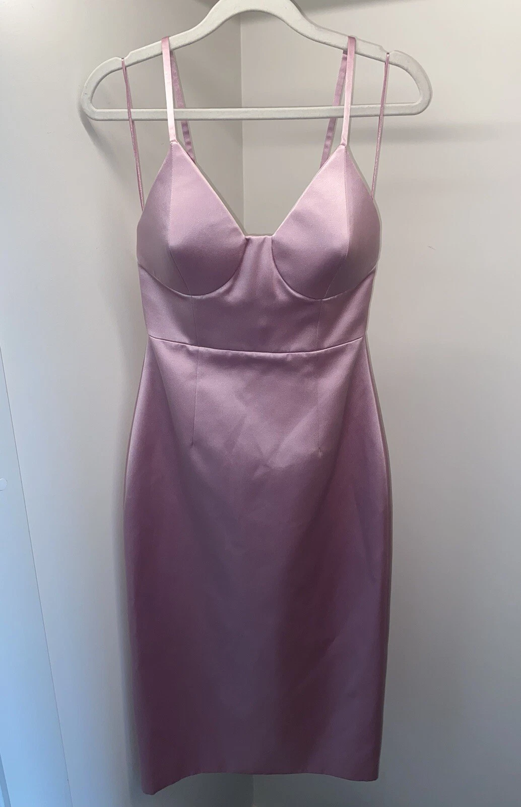 Robe Gucci en soie rose mauve mi longue Love Parade Duchesse 36IT printemps 2022’
