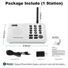 Wuloo 10Channel Call ALL FM Wireless Intercom System for Home Room 1Mile Talking