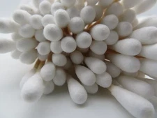 100 Count 6" Cotton Swabs With Wodden Handle.gun Cleaning Swabs. It Also Can Be 