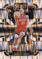 2024 Select WNBA Brittney Sykes Concourse Flash Prizm #3 Mystics  PWE