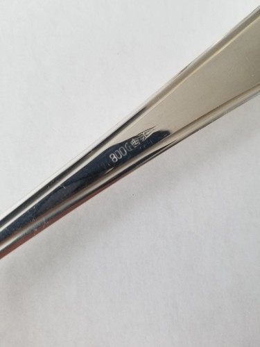 800 Silver Pastry Fork German Bremer Silberwarenfabrik flatware 6" - Picture 3 of 5