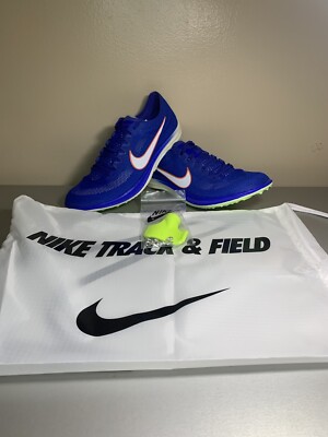 Size 9.5 - Nike ZoomX Dragonfly (Blue/White) Track Spikes | eBay