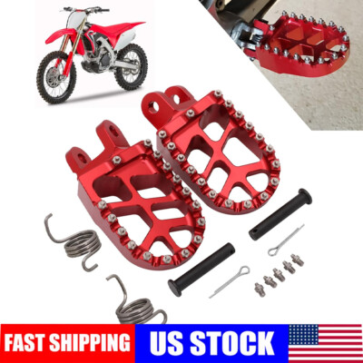 Footpegs Dirt Bike CNC for CR80RB CR85R CR85RB CRM250 XR250R XR400R XR600R