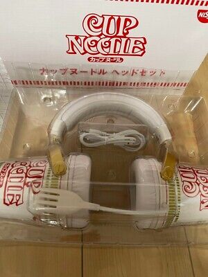 NEW Nisshin Cup Noodle Quest Headset Headphones Limited 200 NEW Nisshin Cup Noodle Quest Headset Headphones Limited 200