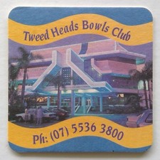 Tweed Heads Bowls Cub 0755363800 Blue Coaster (B343)