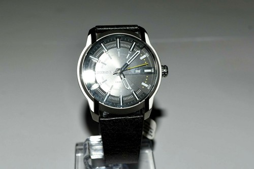 Neu Diesel Armbar gealtert dunkelbraun Vintage graues Zifferblatt DZ1782 $ 140 Uhr - Bild 2 von 7