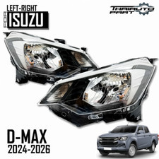 Head Lamp Front Light Pair LR Halogen For Isu...