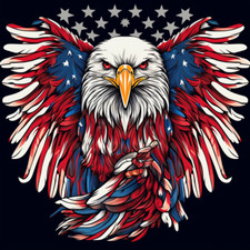 XXL 18X18 cm Autoaufkleber Sticker Adler Aufkleber