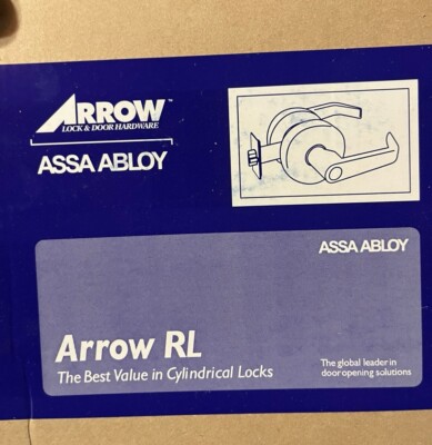 ARROW LOCK RL11-SR-26D-LC & DOOR HARDWARE ENTRY LESS CYLINDER Keying/Less
