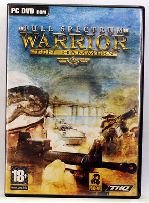 FULL SPECTRUM WARRIOR TEN HAMMERS PC GAME DVD-ROM ITALIAN EDITION USED ML3 83418