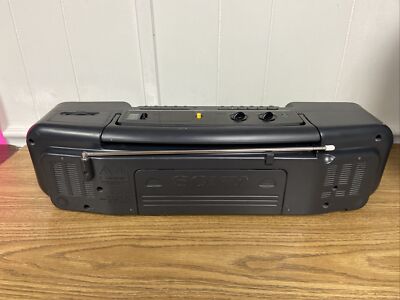 Sony Cfs-w308 Am/fm Stereo Dual Cassette Boombox Mega Bass Tested