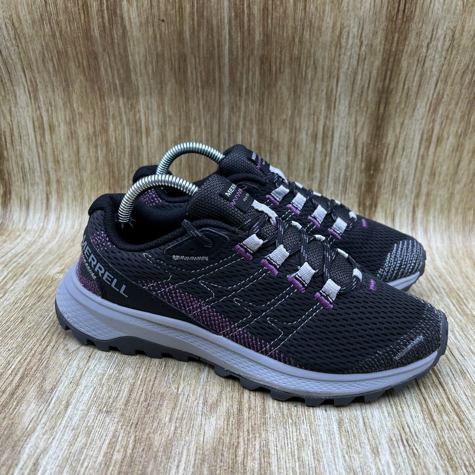Scarpe da trail running Merrell Fly Strike donna taglia 6 sneakers nero viola