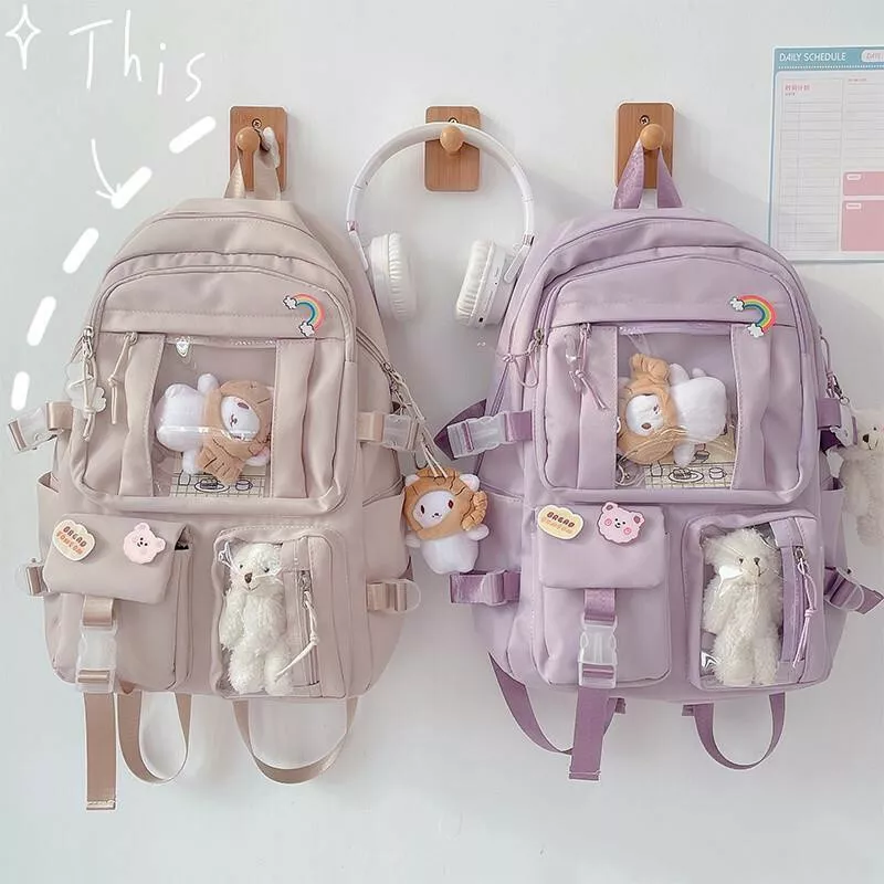 Backpack Cute Bear School College Travel Casual Bag for Kawaii Kid