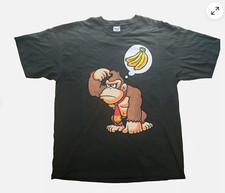 Vintage DK Donkey Kong Country T Shirt N64 Nintendo Green Mens M NWT VTG