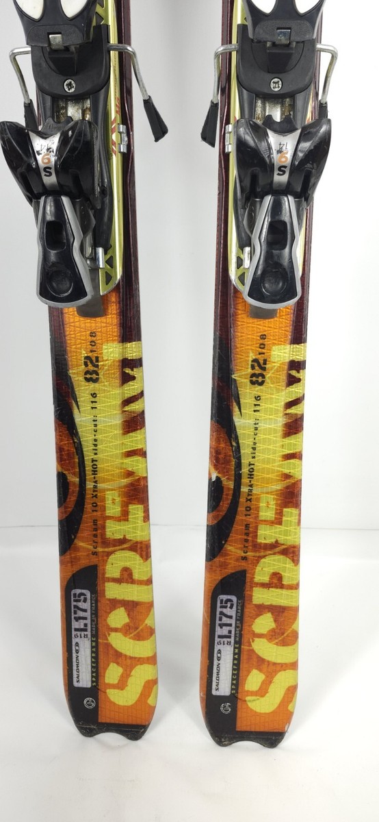 Salomon Scream Xtra Hot Spaceframe 175cm Skis w/ Salomon S9 14