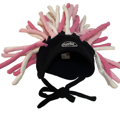 Mental Headgear Dreads Fleece Ski Snowboarding Tie Hat Beanie Youth Girl 3-7