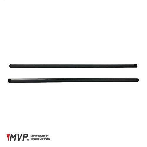 MVP BMW E30 Coupe Early Lower Body Moulding Set With Chrome Insert + Hardware - Picture 6 of 7