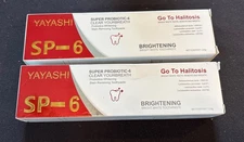 2 PCS SP-6 Probiotic Whitening Toothpaste, for Teeth Whitening and Gum Health,