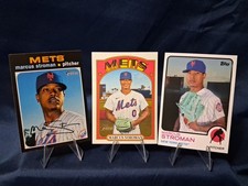 2020-21 Topps/Heritage Marcus Stroman 1971 1972 1972 Archives Mets