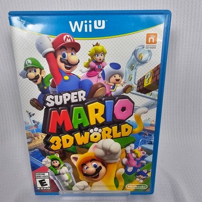 Super Mario 3D World (Nintendo Wii U, 2013) CIB Complete