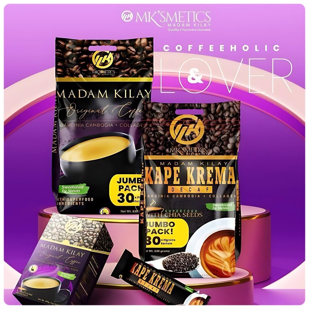JUMBO Pack Slimming-K Original Coffee by Madam Kilay - (30