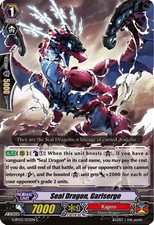 Vanguard TCG card G-BT03/072EN C Seal Dragon, Gariserge Sovereign Star Dragon