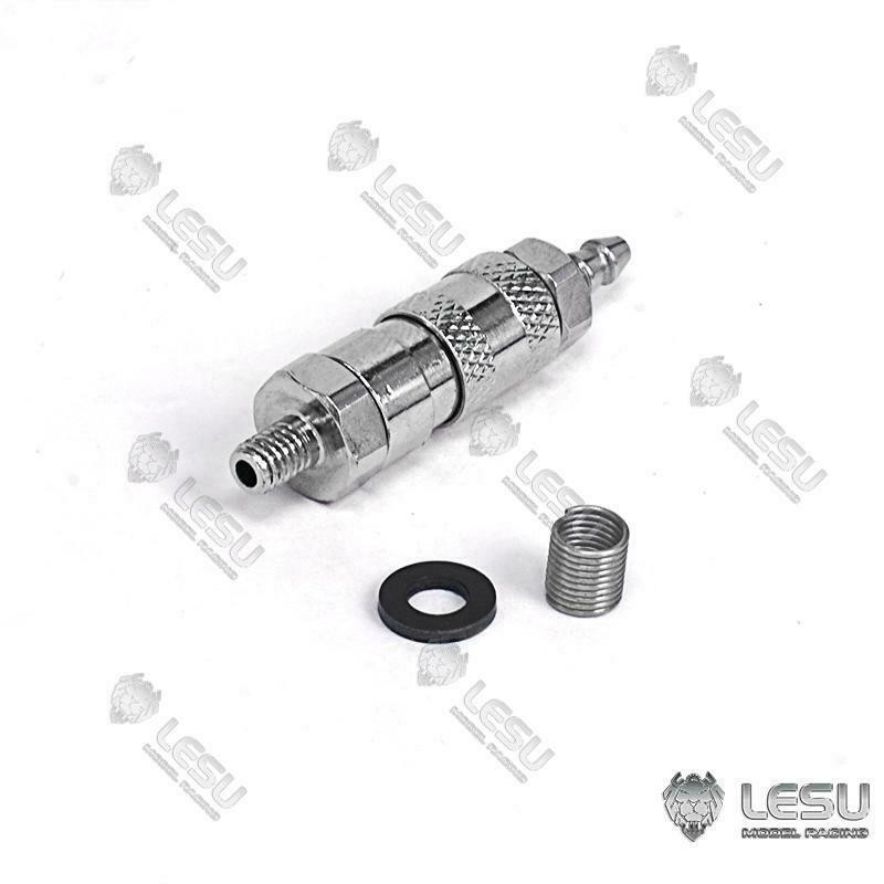 1:14 LESU Metal Tubing Connector for RC Dumper Truck Hydraulic System Parts