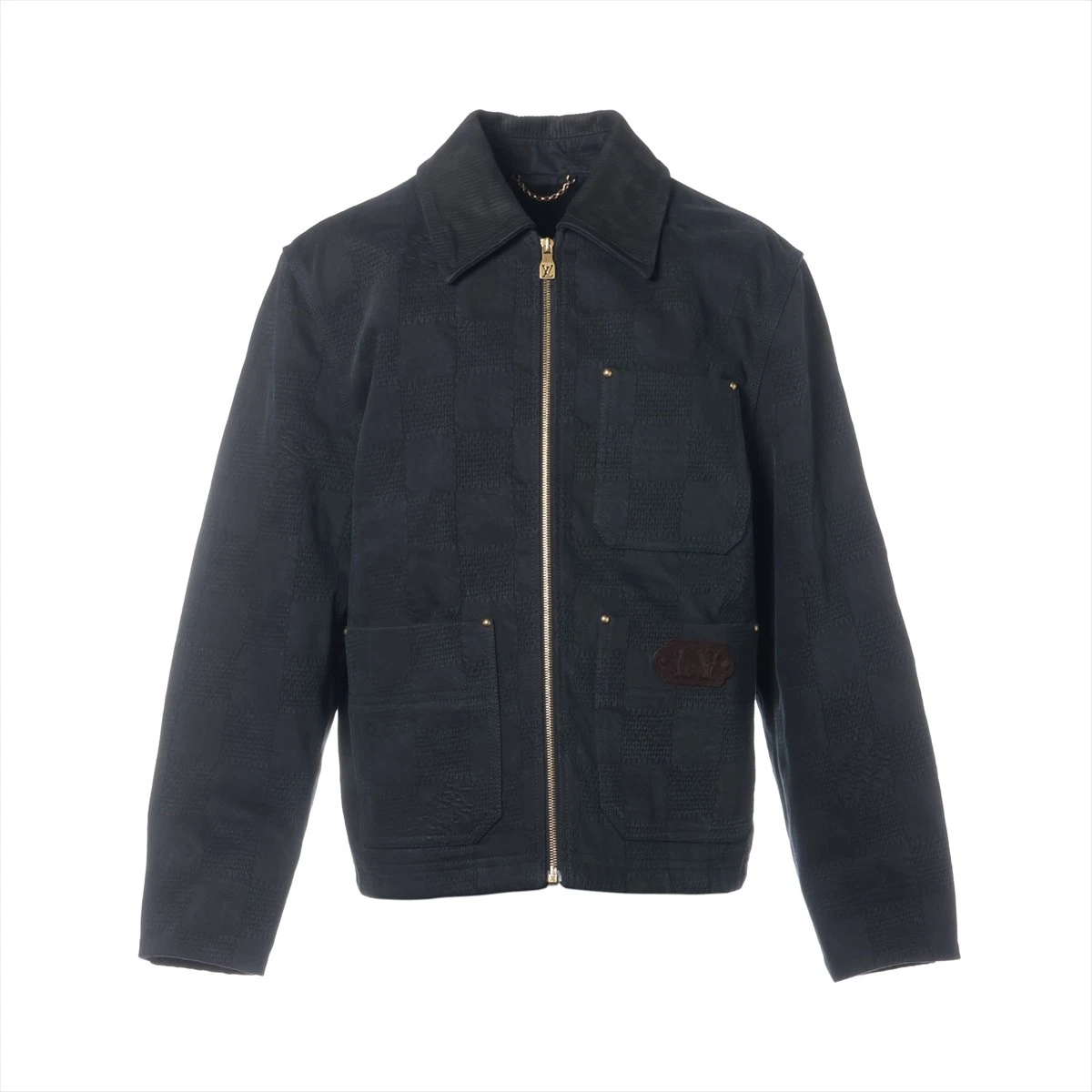 LOUIS VUITTON（LV） Louis Vuitton 24AW Giacca Denim Cotone 48 Uomo Nero RM242M Damier Pharrell Wi