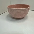 McCoy Pottery Vintage Pink Speckled 6" Ribbed Ringware Mixing Bowl FREE SHIPPING