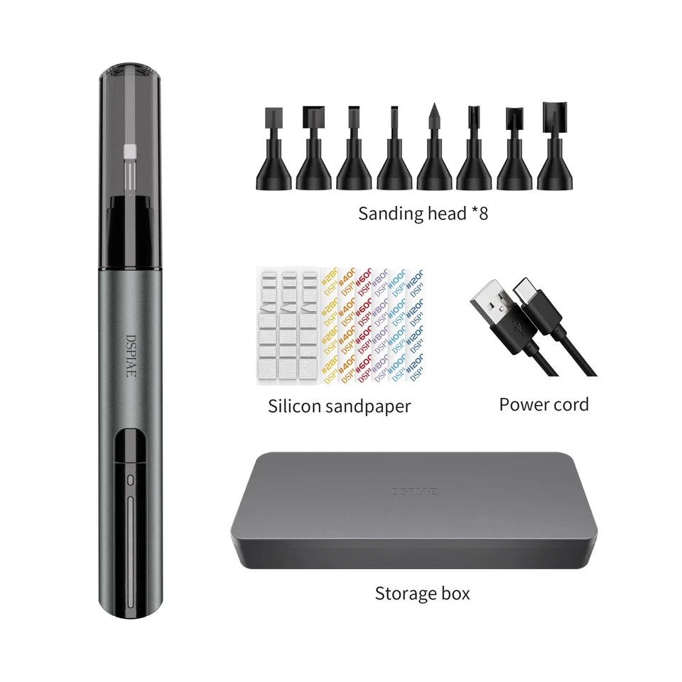 DSPIAE Upgraded "Illusive Shadow" PRO Reciprocating Electric Sander Grinding Pen - Image 2 of 4