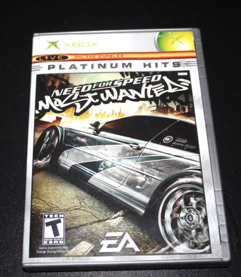 Xbox Need for Speed Most Wanted Platinum Hits Tested & Works w/ Manual YS10=
