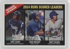 2015 Topps Heritage Minor League Edition Matt Olson Kris Bryant Tony Kemp 0b0