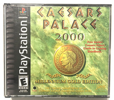 Caesars Palace 2000 Millennium Gold Edition Simulation  PS1 PlayStation 1