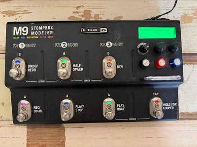 Line 6 M9 Stompbox Modeler Multi-Effekt Gitarrenpedal Betrieb bestätigt Japan