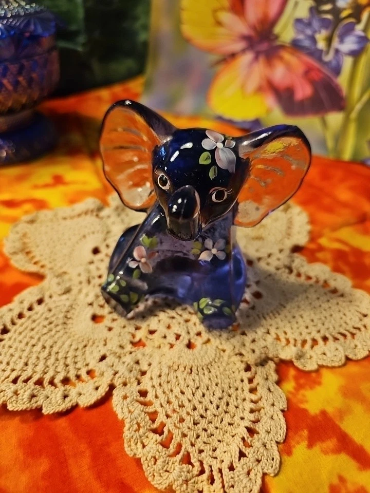 Fenton Glass Elephant for sale | eBay