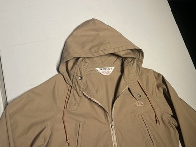 Vintage IZOD Jacket Kids 18 Canvas Brown Cotton Lacoste Japan J.G. Womens Small