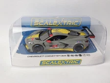 SCALEXTRIC CHEVROLET CORVETTE C8.R 1/32 SCALE SLOT CAR NIOP VERY NICE!!!