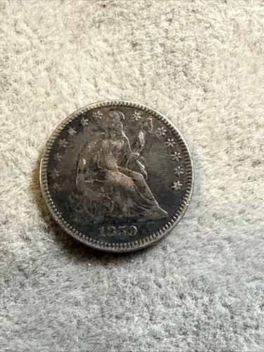 1859 Seated Liberty Half Dime VF Very Fine Details Nice Coin See Pics 7736