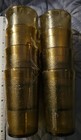 Vintage Amber Plastic Pebbled Tumblers 8 oz Cups Stackable Restaurant Set of 8 — photo 2