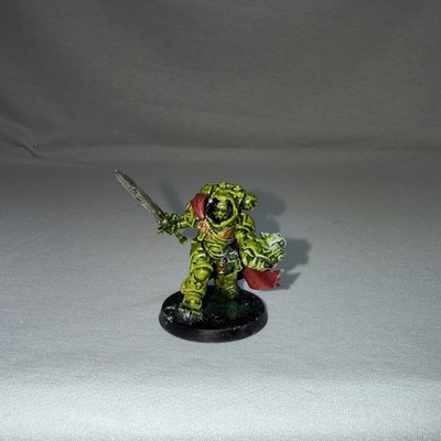 40K Salamanders Space Marines Primaris Captain In Gravis Armor A