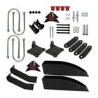 1956 For Chevy Bel Air 210 150 Rear Leaf Spring Relocation Pocket Kit+Axle Seats