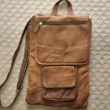 MacCase Premium Vintage Leather Messenger Bag...