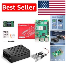 Raspberry Pi 5 Kit with 8GB RAM, Active Cooler  Case - Ultimate Starter Set