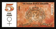 5 DOMS, Other World Kingdom, Series 1996, PRIVATE ISSUE , Czech Republic, OWK!
